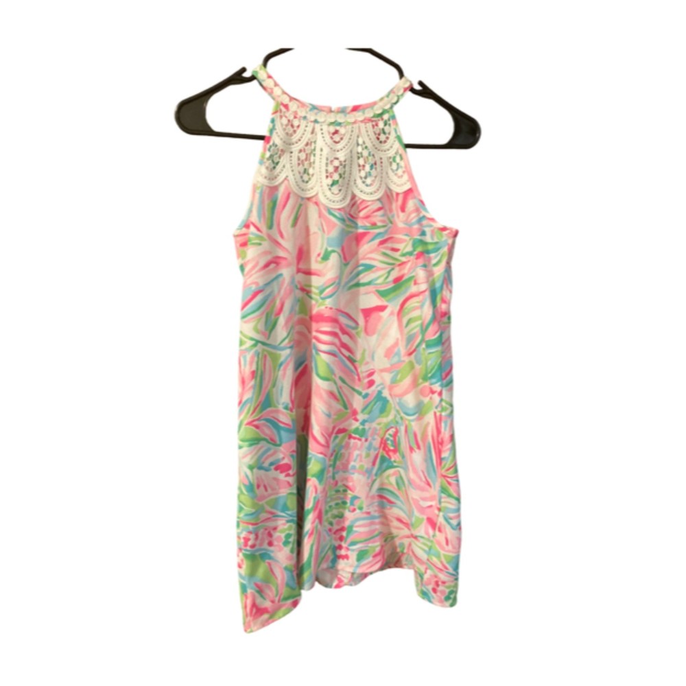 Lilly Pulitzer Girls Mini Pearl Shift  'Croc My World'  size 14